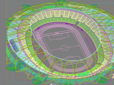 Grand Stadium 3D model get