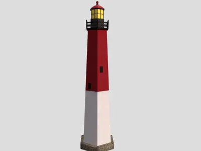 Lighthouse - Low-poly PBR Model Low-poly 3D model buy