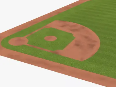 Baseball Diamond 3D model