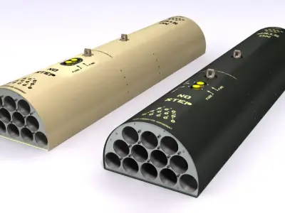 LWL-12-A Rocket Launcher 3D model