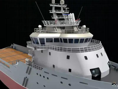 AHTS Ship 3D model
