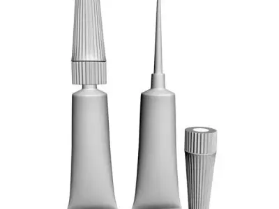 Glue Tube 01 3D model