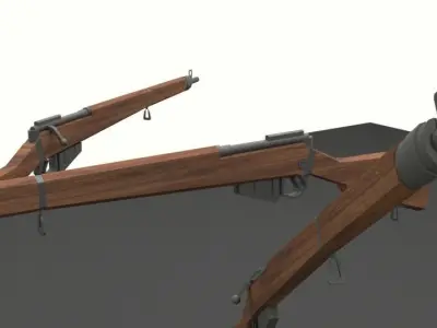 RIFLE Lee Enfield Mk I 1903 Low-poly 3D model