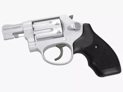 Revolver Smith and Wesson 3D model
