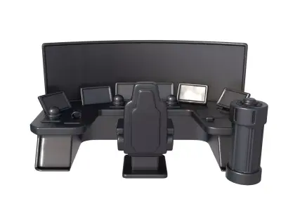 Sci Fi Control Panels - Control Panel 3D print model