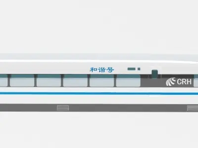 Bullet train 3D model
