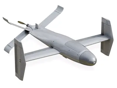 Merops Counter-Drone Low-poly 3D model
