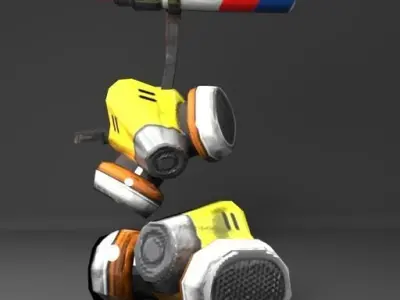 The Mask Charm Low-poly 3D model