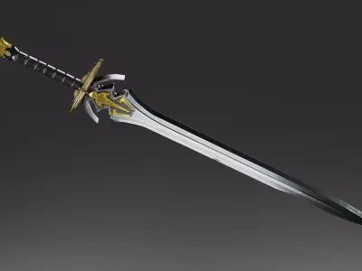 sword of life Low-poly 3D model
