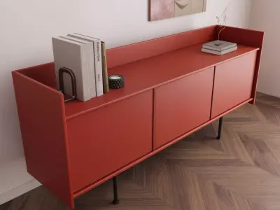 Minimal Modern Drawer Model Premium 3D Models Free 3D model