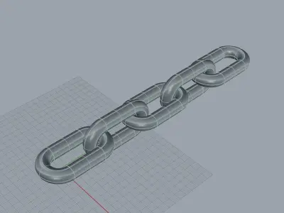 chain of links Free 3D model