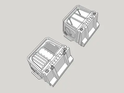 Large Utility Truck 3D print model