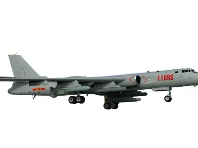 Xian H-6K 3D model