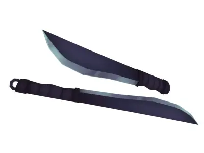 Machete - Hand Painted 3D model