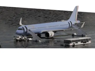  Airbus A321 3D model