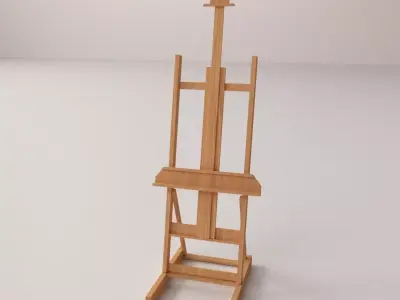 Painter Easel 3D model