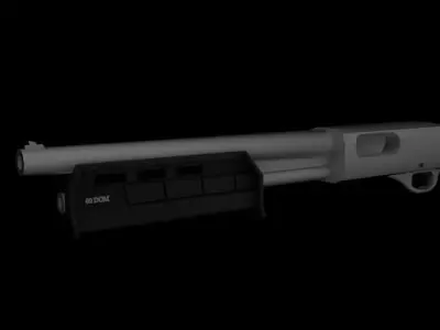 Shotgun Gallo Warzone 3D model