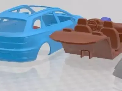 Seat Leon X Perience 2015 Printable Car 3D print model