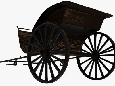 Stagecoach swivel rocking chair 3D model
