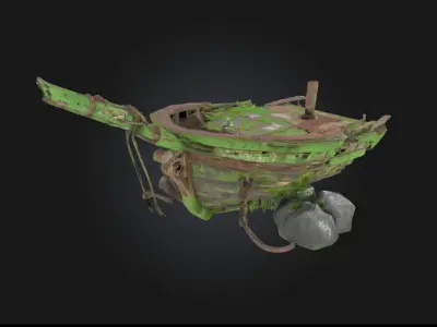 Shipwrecked Dreams  Echoes of a Voyage Lost 3D model