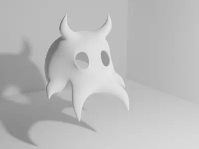 Helmet Creature 3D model