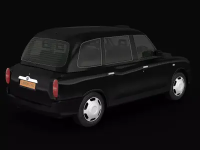London TX4 Taxi 3D model