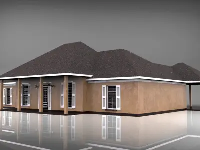 Private House  3D model buy