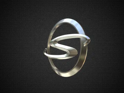 shuanghuan logo 3D model