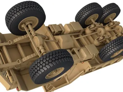 M929A2 All Wheel Drive Dump Truck  3D model