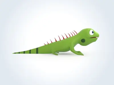 Iguana 3D model