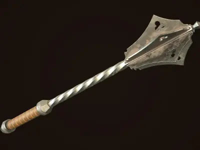 Mace 06 Low-poly 3D model