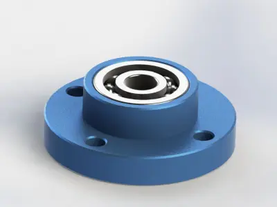 Bearing Unit LSK-10 Free 3D model