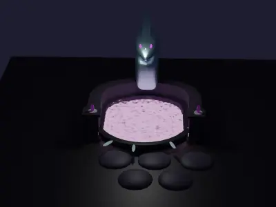 portal game assets Low-poly 3D model