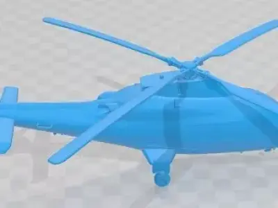 Agusta Westland AW 109 Printable Helicopter 3D print model
