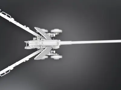 2A36 Giatsint scale model  3D print model