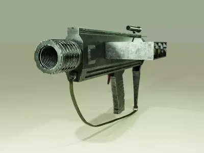 Grenade Launcher 3D model 2