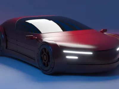 Future Car 25 3D model