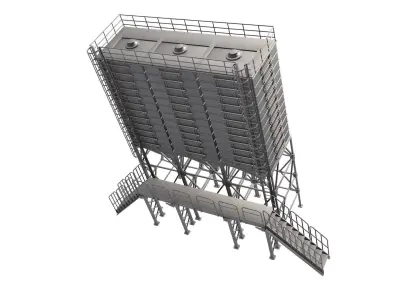 Grain Silo  3D model