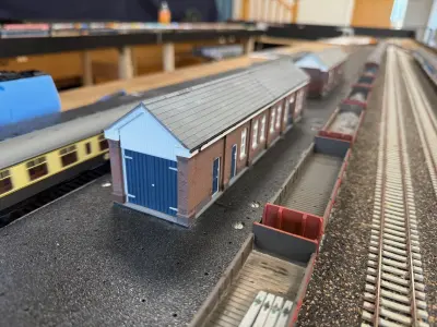 Model Railway Island Platform Building V2 3D print model