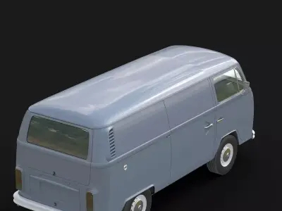 VW T2 Van 3D model