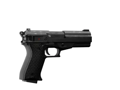 Gun Pistol 3D model purchase