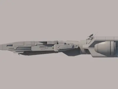 SpaceShip star wars 3D model