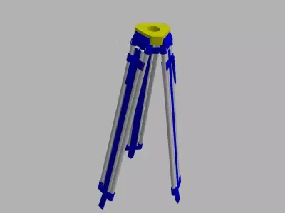 Surveyor tripod Free 3D model
