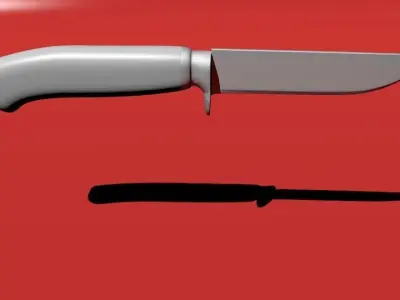 hunting knife Free 3D model