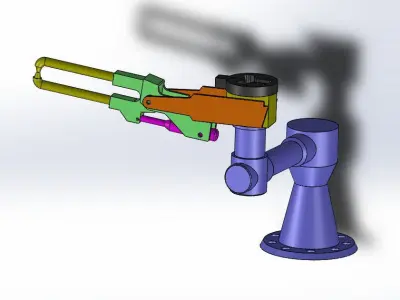 Welder arm Free 3D model