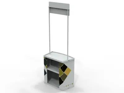 Promotional Counter Stand 3D model