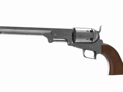 Old scrachet Revolver 3D model