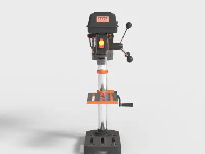 BENCHTOP DRILL PRESS Low-poly 3D model