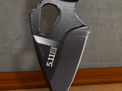 Modern Pocket Knife Military 3D model