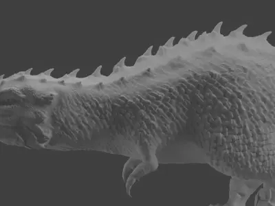 Scaly Dino-HighPoly Free 3D model